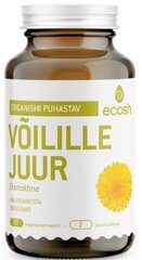 Ecosh Võilille juure ekstrakt 90 vege kapslit hind ja info | Vitamiinid, toidulisandid, preparaadid tervise heaoluks | kaup24.ee