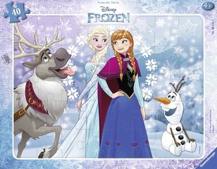 Pusle Ravensburger Frozen 61419, 40-osaline цена и информация | Пазлы | kaup24.ee