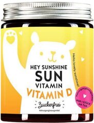 Bears With Benefits Hei Sunshine päikesevitamiinid, suhkruvabad 60 tk hind ja info | Vitamiinid, toidulisandid, preparaadid tervise heaoluks | kaup24.ee