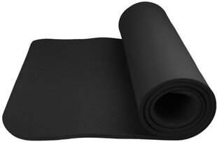 Võimlemismatt Power System Fitness yoga mat plus (1 sm) - must цена и информация | Витамины, пищевые добавки, препараты для хорошего самочувствия | kaup24.ee