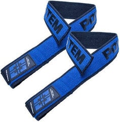 Kистевые ремни Power System Lifting Straps Duplex, чёрныe/синиe цена и информация | Гантели, гири, штанги | kaup24.ee