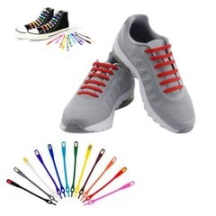 Силиконовые шнурки, Красный цвет цена и информация | Уход за одеждой и обувью | kaup24.ee