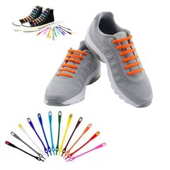Силиконовые шнурки для обуви, Зеленый цвет цена и информация | Уход за одеждой и обувью | kaup24.ee