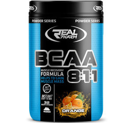 Real Pharm BCAA 8:1:1 400g цена и информация | Витамины, пищевые добавки, препараты для хорошего самочувствия | kaup24.ee