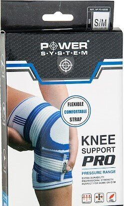 Põlve tugiside Power System Knee Support PRO цена и информация | Rulluisukaitsmed | kaup24.ee