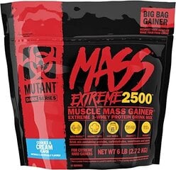 PVL Mutant Mutant Mass XXXTREME 2500 2.72 kg цена и информация | Добавки и препараты для набора мышечной массы | kaup24.ee