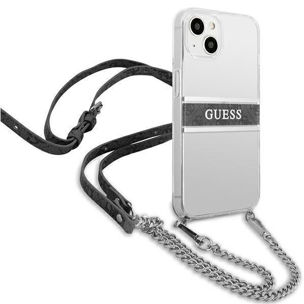Ümbris Guess GUHCP13MKC4GBSI sobib iPhone 13, läbipaistev hind ja info | Telefoni kaaned, ümbrised | kaup24.ee