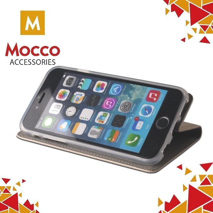 Telefoni ümbris Mocco Smart Magnet Book Case, sobib LG M200N K8 (2017) telefonile, kuldne цена и информация | Telefoni kaaned, ümbrised | kaup24.ee