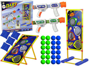 Mäng 4 in 1 Target Toss Game Bags Foam Ball Gun hind ja info | Poiste mänguasjad | kaup24.ee