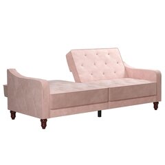 Диван Novogratz Vintage Tufted, розовый цена и информация | Диваны | kaup24.ee