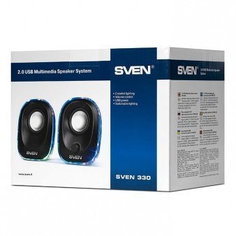 Sven 330 USB 2.0 5, must цена и информация | Kõlarid | kaup24.ee