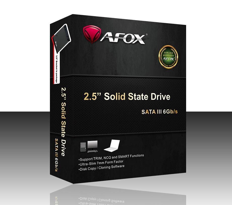 Afox SD250-480GQN цена и информация | Sisemised kõvakettad (HDD, SSD, Hybrid) | kaup24.ee