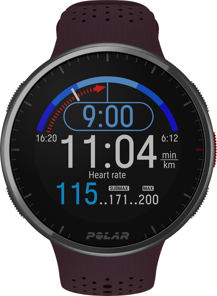 Polar Pacer Pro Autumn Maroon hind ja info | Nutikellad (smartwatch) | kaup24.ee