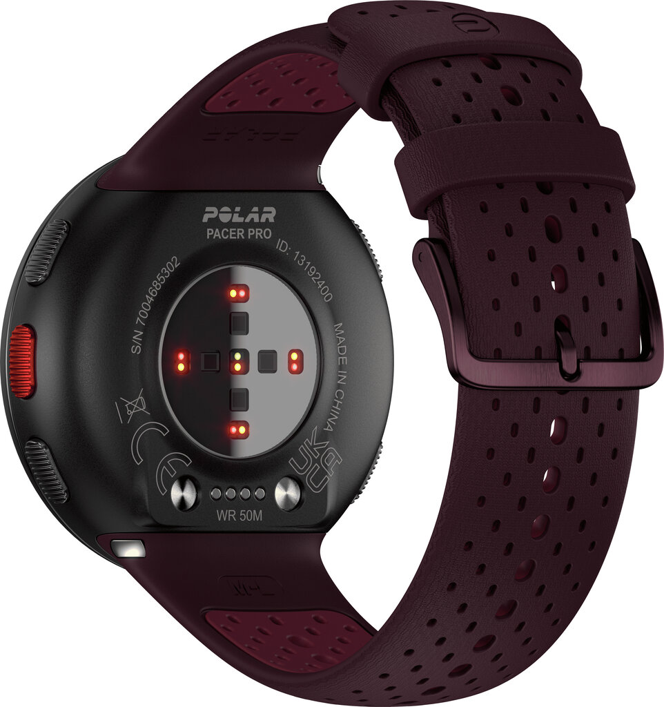 Polar Pacer Pro Autumn Maroon цена и информация | Nutikellad (smartwatch) | kaup24.ee