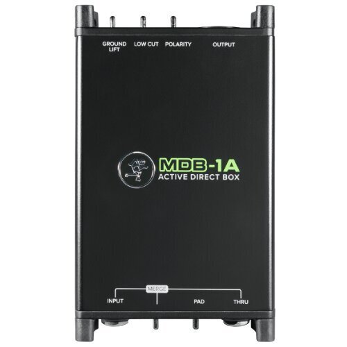 Mackie MDB-1A active direct box цена и информация | Muusikariistade tarvikud | kaup24.ee