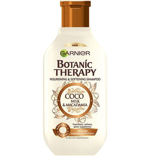 Garnier Botanic Therapy (Coco Milk & Macadamia šampoon) toitev ja rahustav šampoon kuivadele ja karedatele juustele 250 ml цена и информация | Šampoonid | kaup24.ee