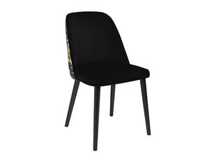 Обеденный стул BRW Aka, черный/желтый цена и информация | Стулья для кухни и столовой | kaup24.ee