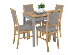 Комплект мебели для столовой BRW Bryk Mini, коричневый/серый цена и информация | Комплекты мебели для столовой | kaup24.ee