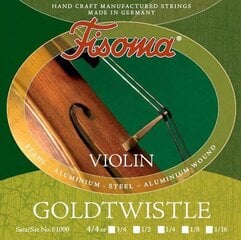 Струны для скрипки Fisoma Goldtwistle 1/8 цена и информация | Принадлежности для музыкальных инструментов | kaup24.ee