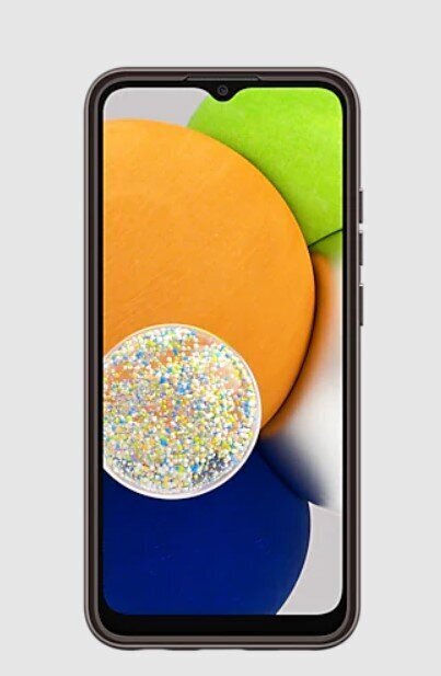 Samsung Galaxy A03 pehme läbipaistev kate must EF-QA036TBEGEU hind ja info | Telefoni kaaned, ümbrised | kaup24.ee