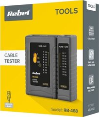 Võrgukaabli tester Rebel RB-468 цена и информация | Механические инструменты | kaup24.ee
