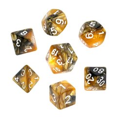 Täringu komplekt Rebel RPG Dice Set - Two Color - Black and Gold цена и информация | Настольные игры, головоломки | kaup24.ee