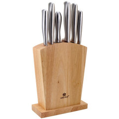 набор кухонных ножей в блоке kinghoff kh-1154 цена и информация | Подставка для ножей Tescoma Woody, 21 см | kaup24.ee