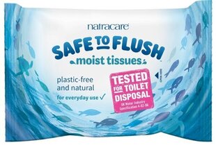 Растворимые влажные салфетки Natracare Safe to Flush, 30 шт. цена и информация | Средства для интимной гигиены | kaup24.ee