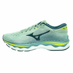 Täiskasvanute jooksujalatsid Mizuno Wave Sky 5, heleroheline, suurus 43 S6447960 цена и информация | Кроссовки для мужчин | kaup24.ee