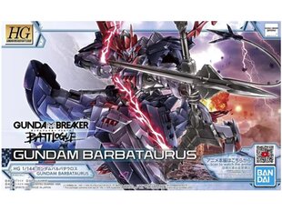 Сборная Gunpla модель Bandai - HGGBB Gundam Barbataurus, 1/144, 62025 цена и информация | Конструкторы и кубики | kaup24.ee