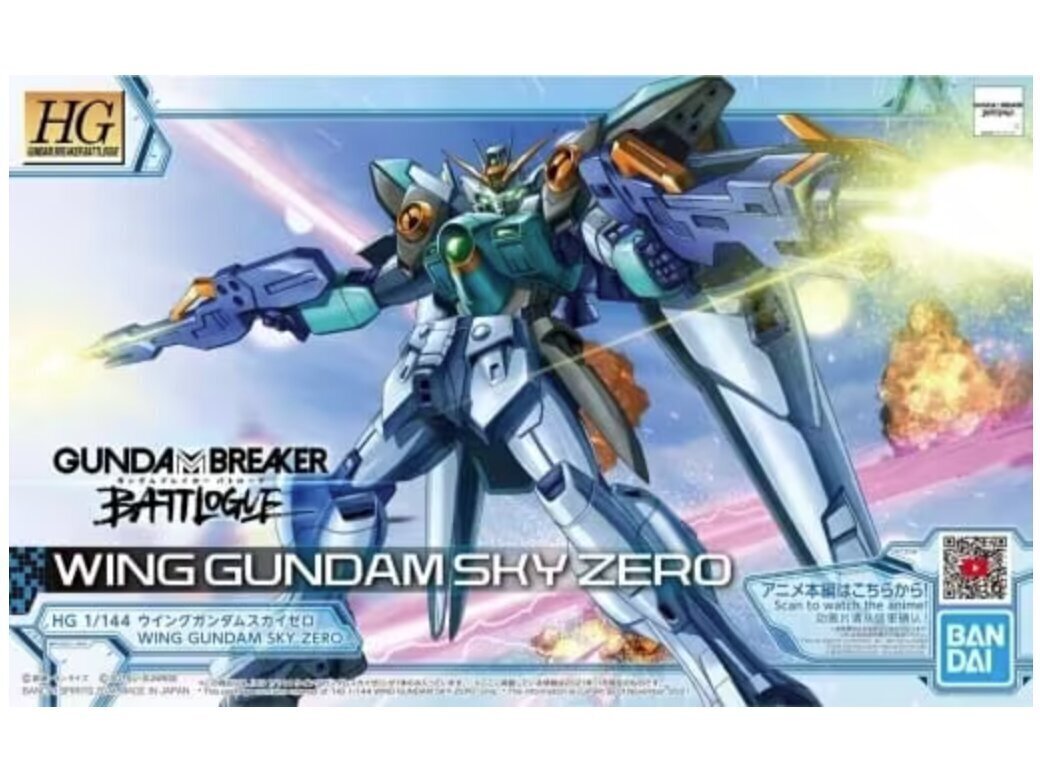 Bandai - hggbb Wing Gundam Sky Zero, 1/144, 62032 цена и информация | Klotsid ja konstruktorid | kaup24.ee