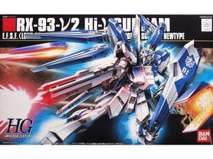 Bandai - hguc rx-93-ν2 Hi-ν Gundam, 1/144, 59570 hind ja info | Klotsid ja konstruktorid | kaup24.ee