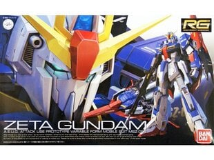 Пластиковая сборная модель Gunpla Bandai - RG MSZ-006 ZETA Gundam, 1/144, 61599 цена и информация | Конструкторы и кубики | kaup24.ee