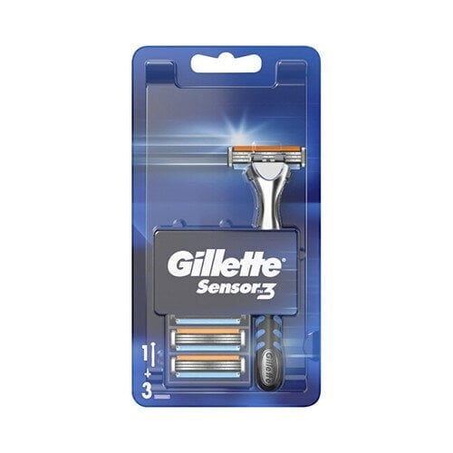 Gillette Sensor3 pardel + 3 pead цена и информация | Raseerimisvahendid | kaup24.ee