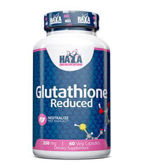 Пищевая добавка Haya Labs Glutathione Reduced (глутатион) 60 капсул цена и информация | Витамины | kaup24.ee