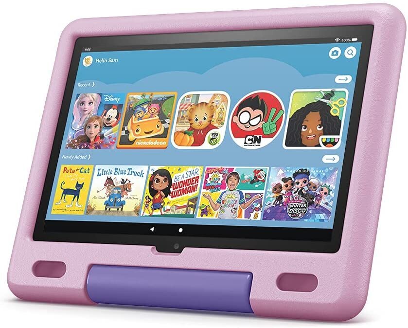 Amazon Fire HD10 Kids (2021), 32 GB, WiFi, Lavender hind ja info | Tahvelarvutid | kaup24.ee