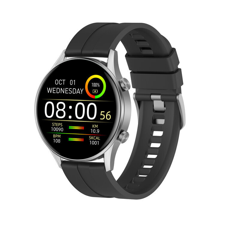 G. Rossi SW019 Silver/Black hind ja info | Nutikellad (smartwatch) | kaup24.ee