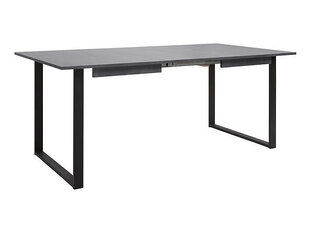 Раскладной стол BRW Vario Fusion 160 NMPK, светло-серый/черный цена и информация | Кухонные и обеденные столы | kaup24.ee