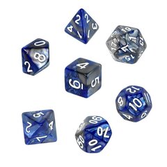 Набор игральных костей Rebel RPG Dice Set - два цвета - синий и серый цена и информация | Настольные игры, головоломки | kaup24.ee