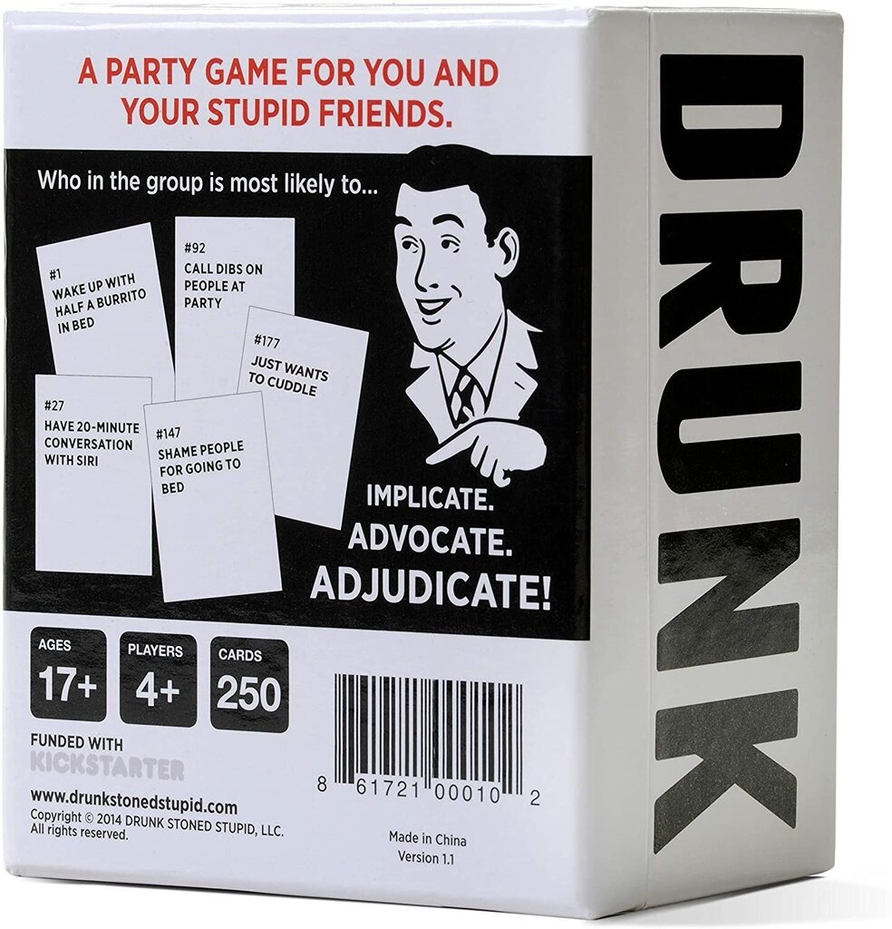 Mäng Drunk Stoned or Stupid: A Party Game цена и информация | Lauamängud ja mõistatused | kaup24.ee