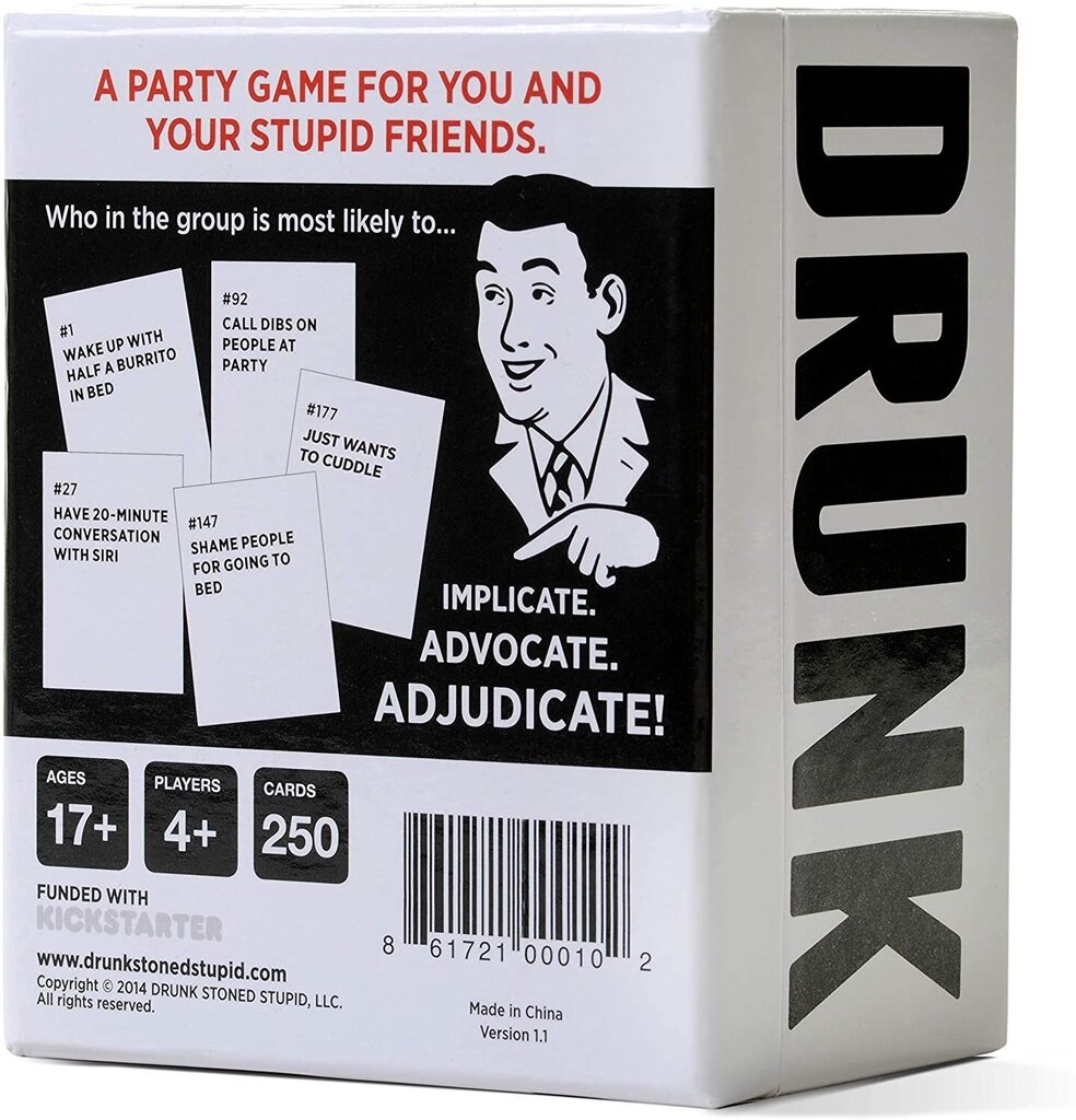 Mäng Drunk Stoned or Stupid: A Party Game hind ja info | Lauamängud ja mõistatused | kaup24.ee