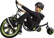 Kolmerattaline ratas Huffy Green Machine Drift Trike, hall / roheline / must hind ja info | Kolmerattalised jalgrattad | kaup24.ee