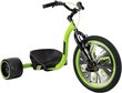 Kolmerattaline ratas Huffy Green Machine Slider, Roheline/Must hind ja info | Kolmerattalised jalgrattad | kaup24.ee