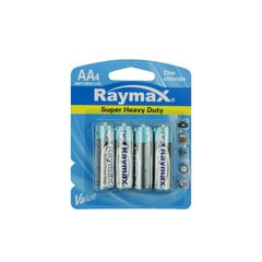 Patareid Raymax AA, 4 tk hind ja info | Patareid | kaup24.ee