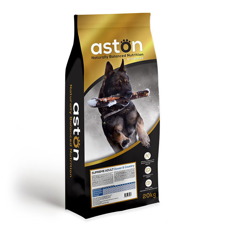 Super premium kuivtoit koertele Aston Supreme Adult Ocean & Country, 20 kg цена и информация | Kuivtoit koertele | kaup24.ee