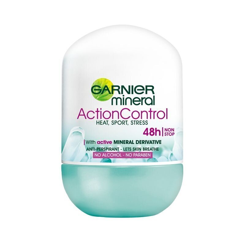 Rulldeodorant Garnier Mineral ActionControl 48H, 50 ml hind ja info | Deodorandid | kaup24.ee