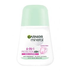 Rulldeodorant Garnier Mineral 6in1 Protection 48H, 50 ml hind ja info | Deodorandid | kaup24.ee