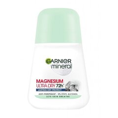 Rulldeodorant Garnier Mineral Magnesium Ultra Dry 72H, 50 ml цена и информация | Дезодоранты | kaup24.ee