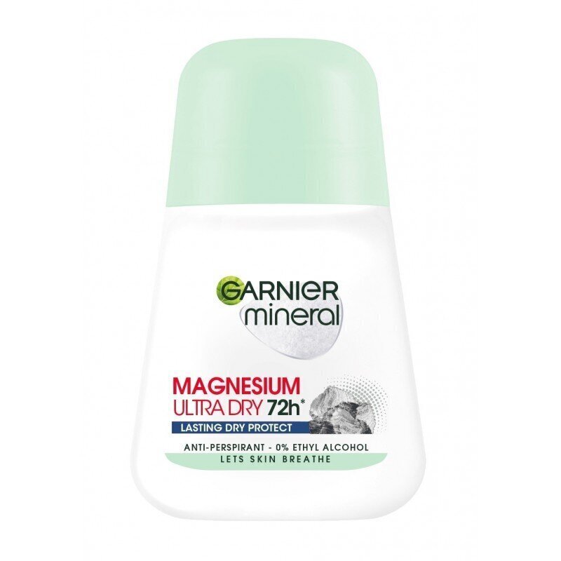 Rulldeodorant Garnier Mineral Magnesium Ultra Dry 72H, 50 ml цена и информация | Deodorandid | kaup24.ee