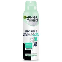 Spreideodorant Garnier Mineral Invisible Protection 48H, 150 ml hind ja info | Deodorandid | kaup24.ee